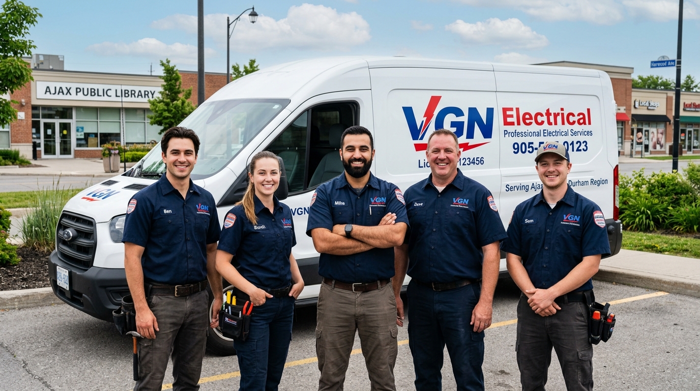 Jocic Electric Inc. team of licensed master electricians in Pickering Ontario